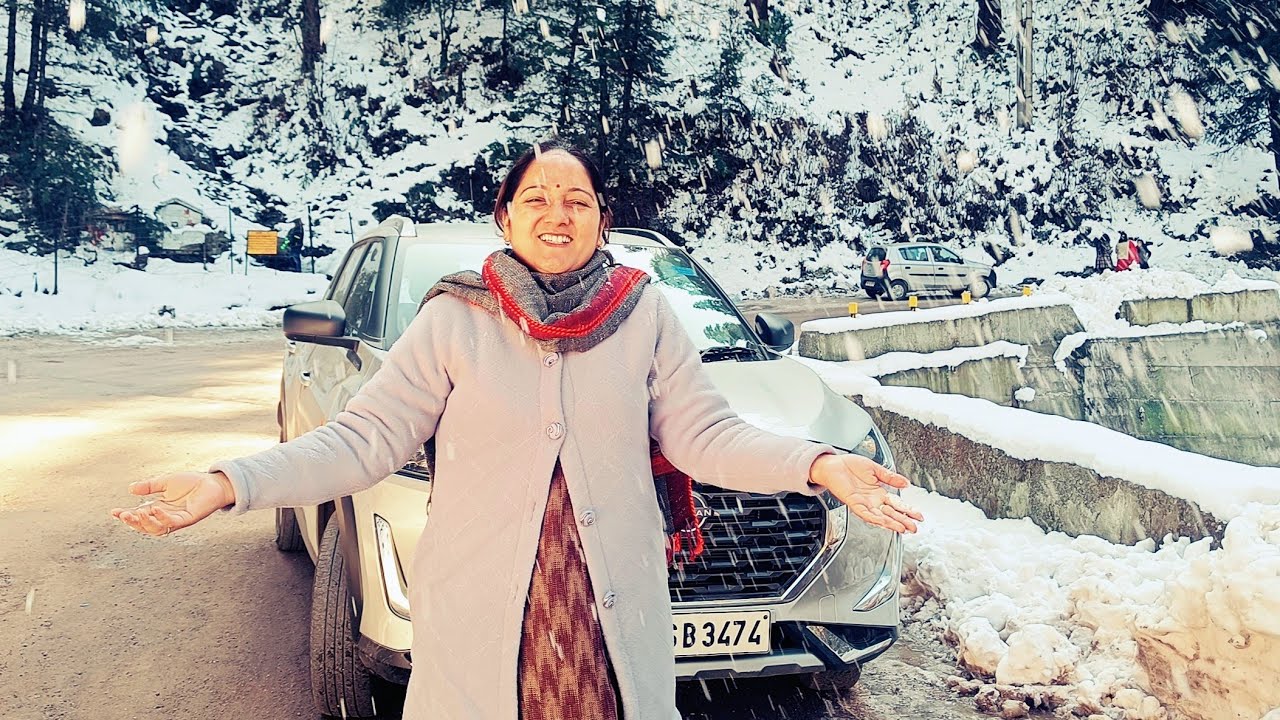 🌨️first snowfall in Shimla 2023..बहुत दिनों बाद आज घर पहुंचे हम 🥰