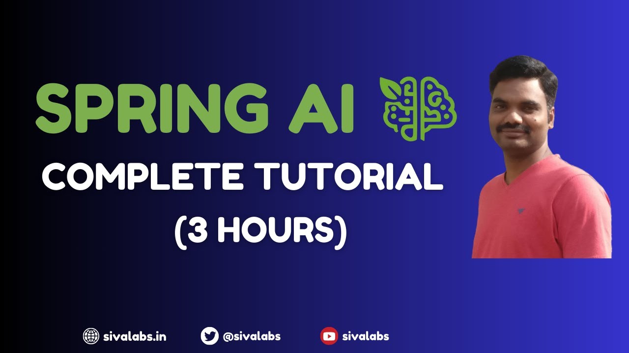 🚀  Spring AI Complete Tutorial (3 Hours)