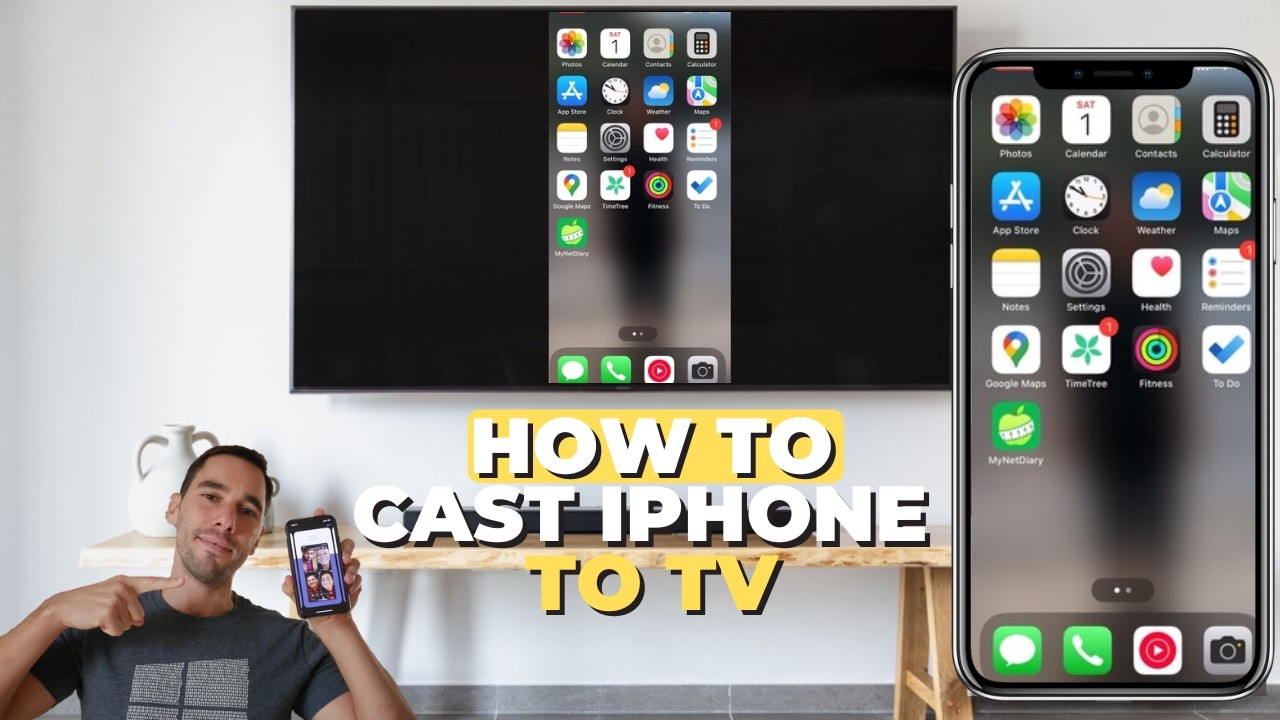 Как беспроводным способом дублировать изображение с iPhone на любой Smart TV (2025)