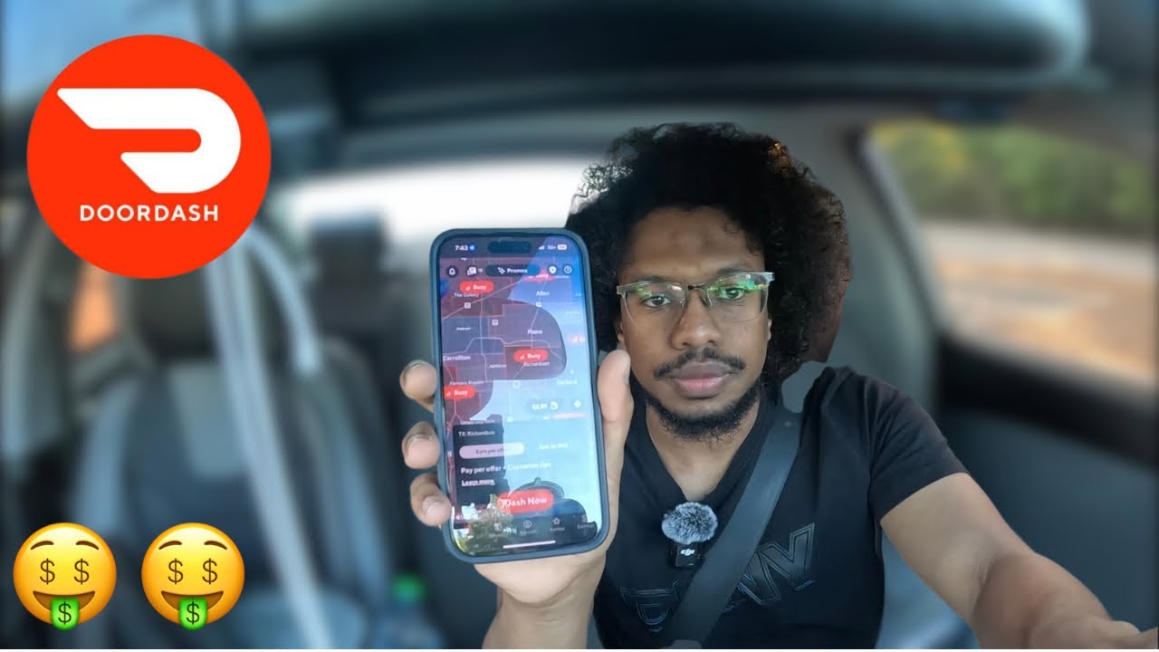توصيل طلبات الاكل في امريكا !! و كم جمعت خلال اليوم $$