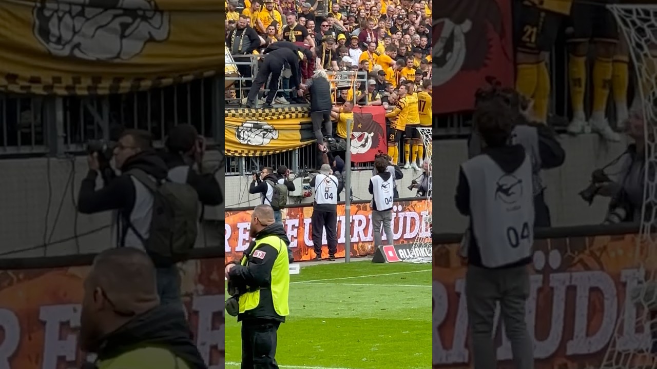 SG Dynamo Dresden | Scholle auf den Zaun - Legende Heiko Scholz🖤💛👍 #dynamodresden