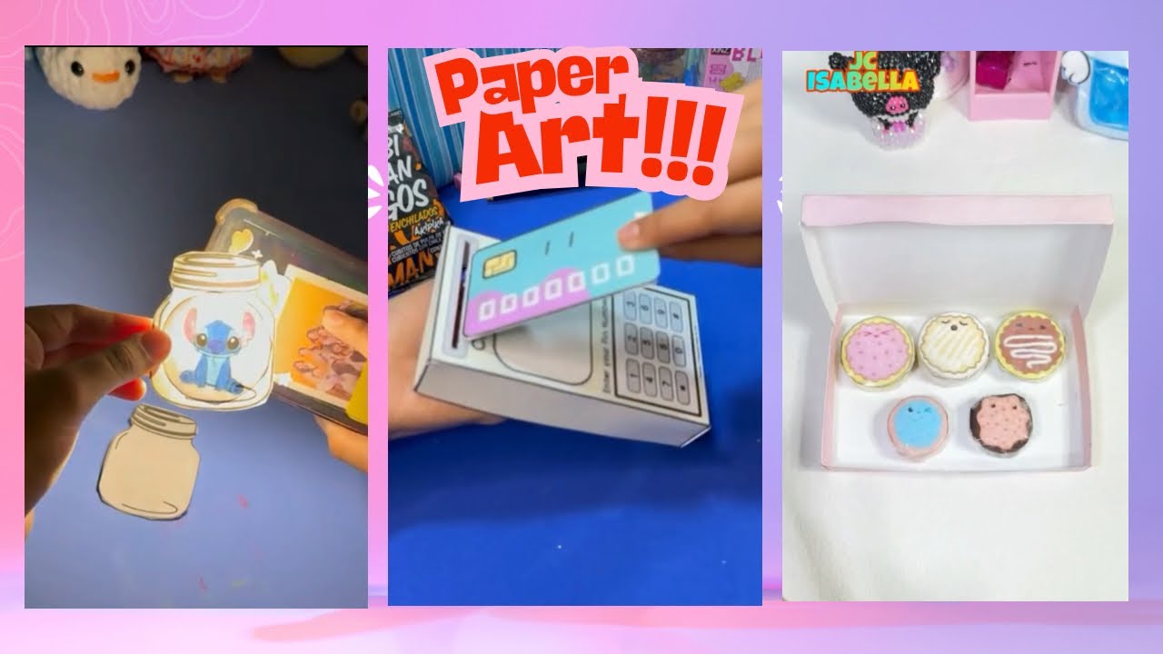 12 ideas 💡 de manualidades en papel