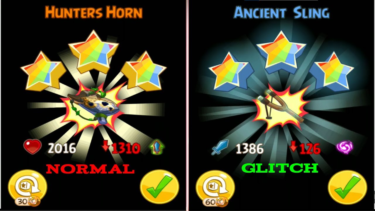 Angry birds Epic Glitch getting ancient items way more efficient.