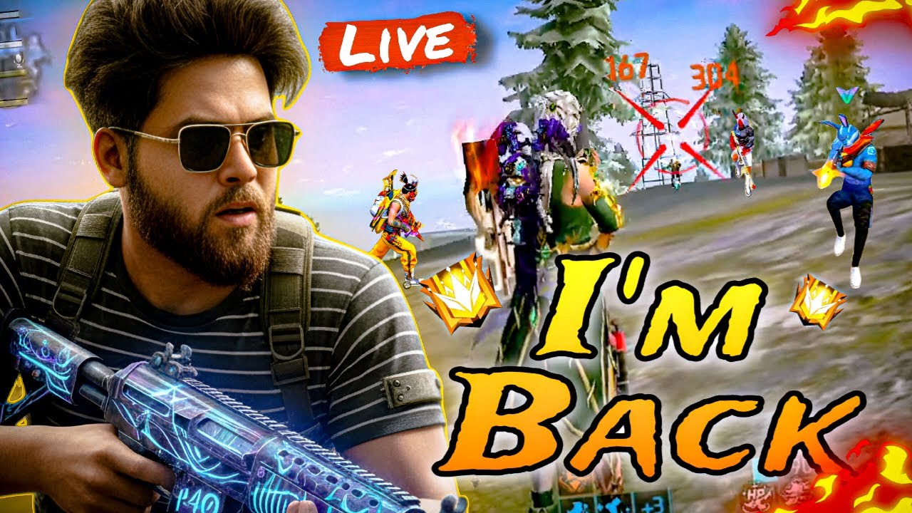 Break Over 💥 Free Fire Live | Old Player Returns |Rahil2.0