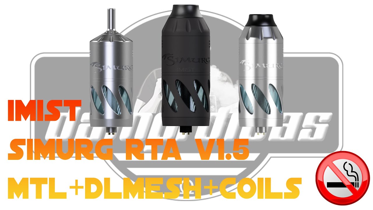 IMIST SIMURG V1.5 mit innovativem Mesh Deck - MTL - DL - Coil (Single, Dual, Tripple) von Eroltec