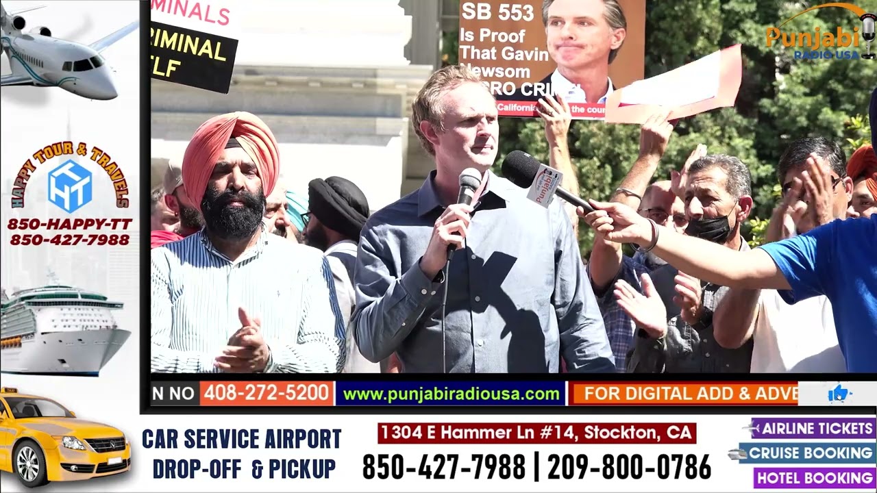 Assemblyman James Gallagher in support of Small Business owners and against SB533 #punjabiradiousa