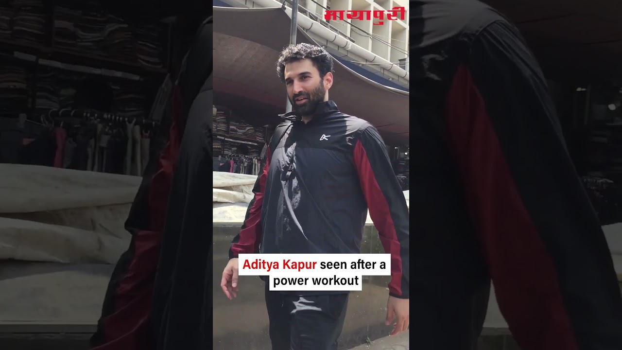Aditya Roy Kapur spotted post his intense workout in Mumbai