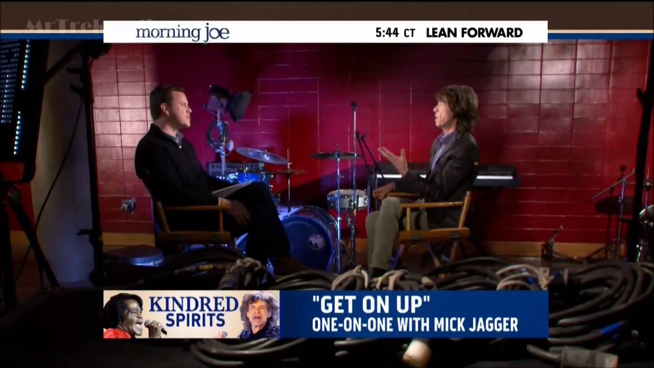 Mick Jagger - Talks James Brown Movie 'Get On Up' - MSNBC 3-6-14
