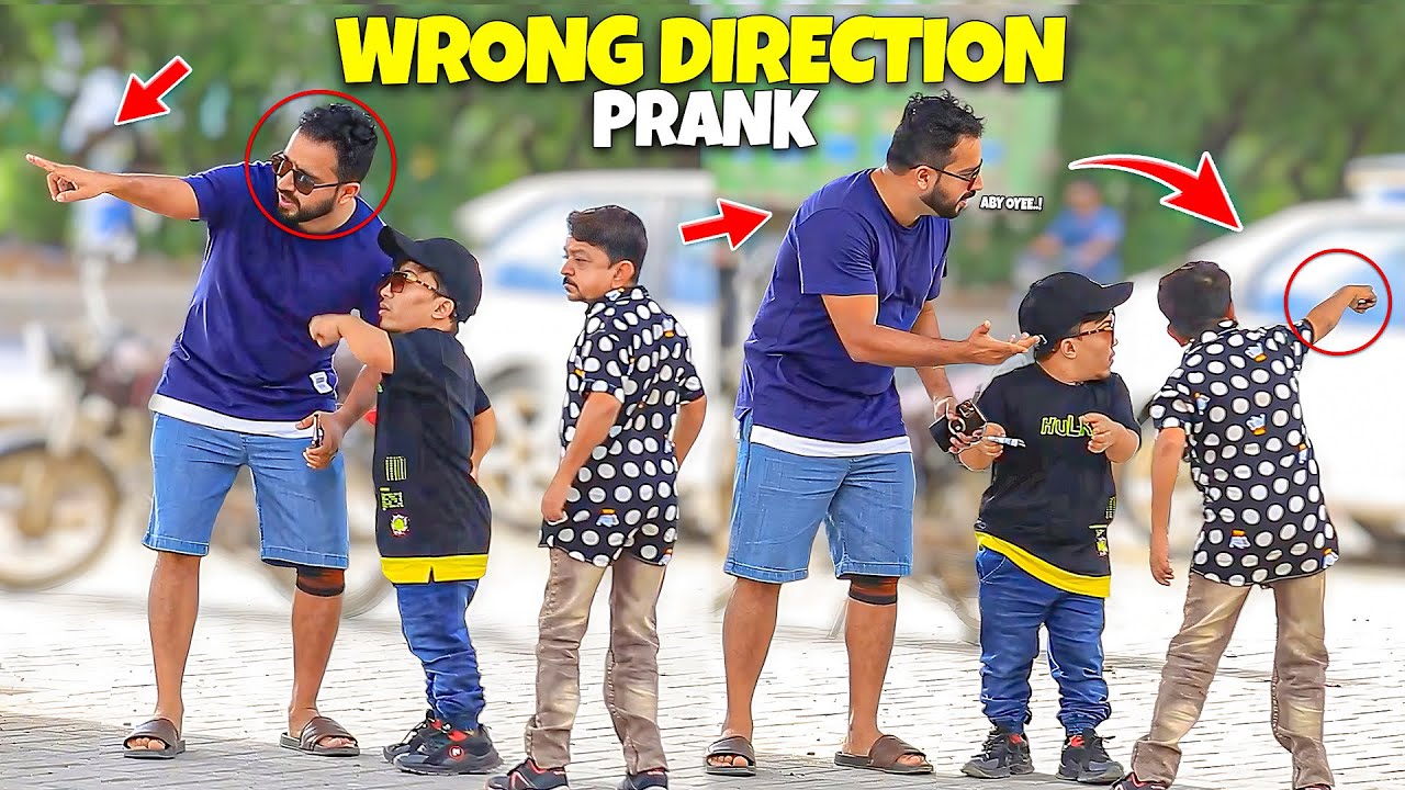 Wrong Direction Prank - Confusing Strangers | @NewTalentOfficial