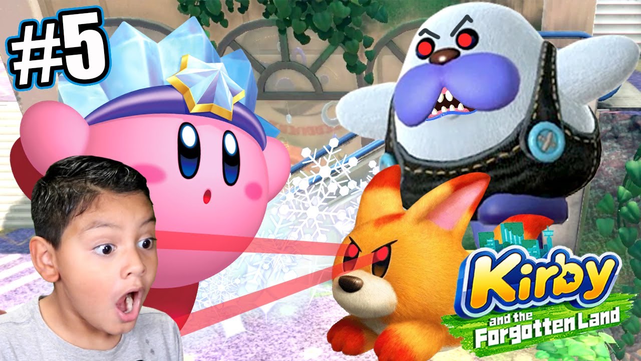 KIRBY DE HIELO en Kirby y la Tierra Olvidada | Kirby Capitulo 5 en Español | Juegos Karim