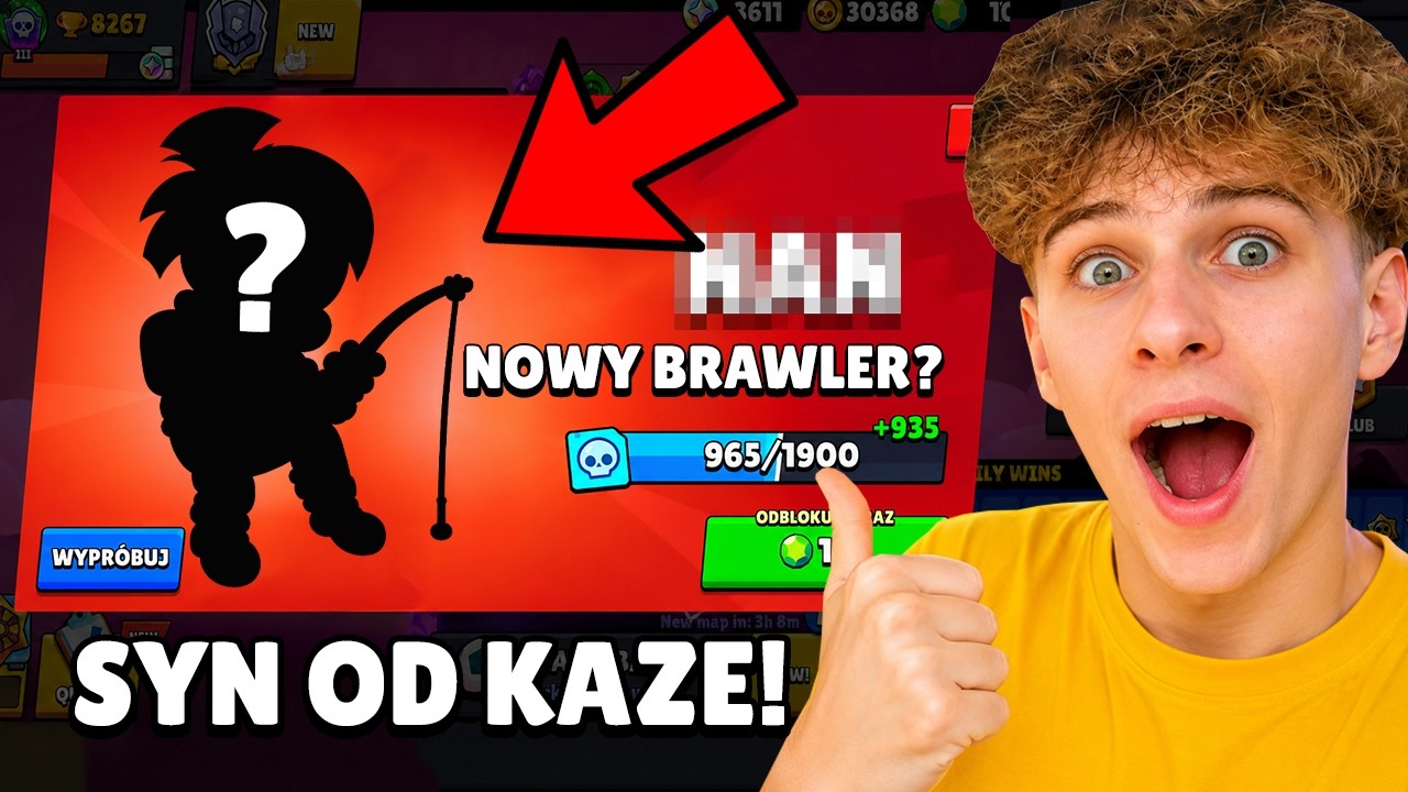 WŁAŚNIE POZNALIŚMY *NOWEGO 105 ZADYMIARZA* z BRAWL STARS!? 🍣 (SYN KENJI i KAZE)