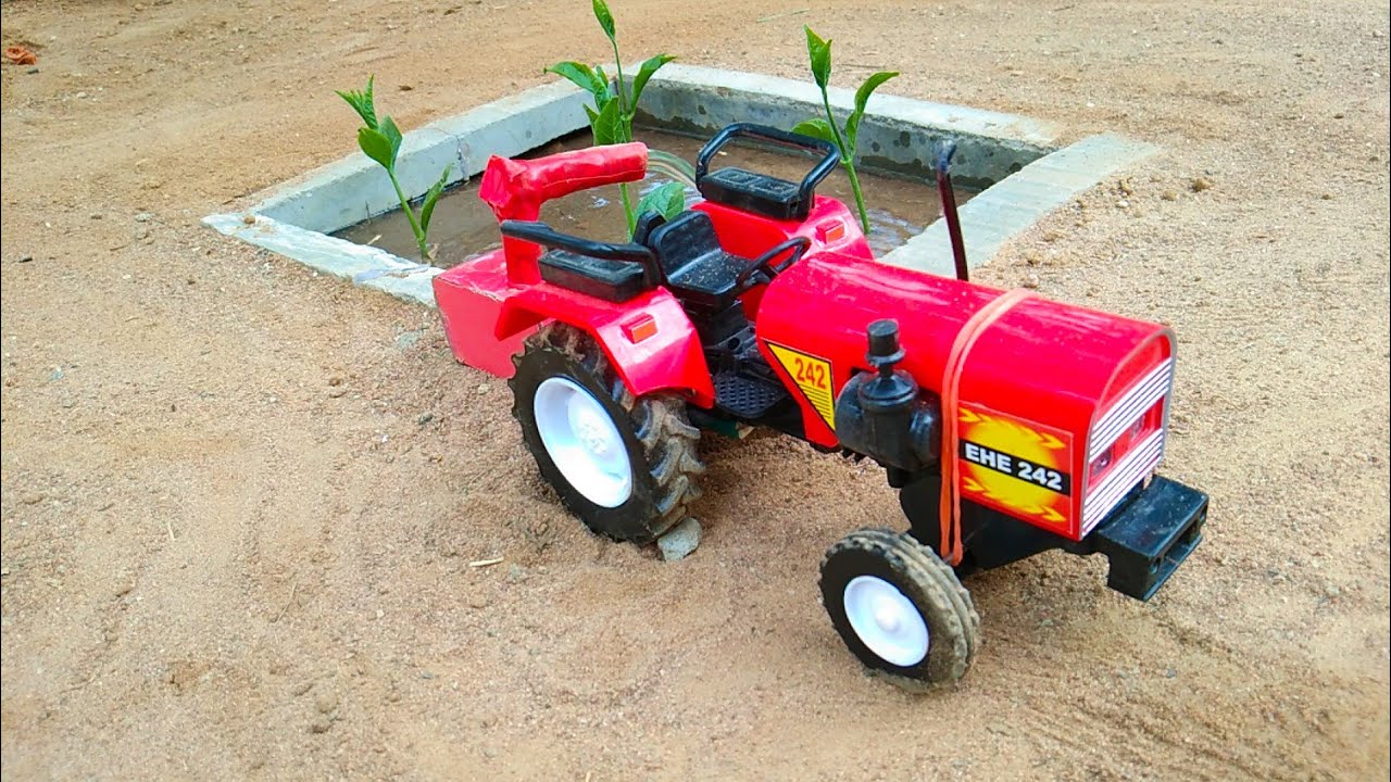 Diy tractor machine motor science project | part 1 | @Santroyce