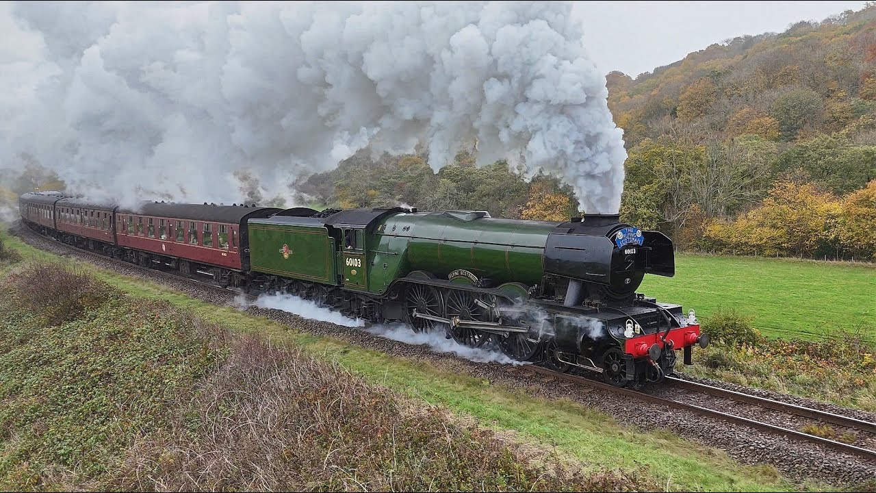 A Flying Scotsman finale to 2025 at the North Yorkshire Moors Railway | LNER A3 No. 4472 | BR 60103