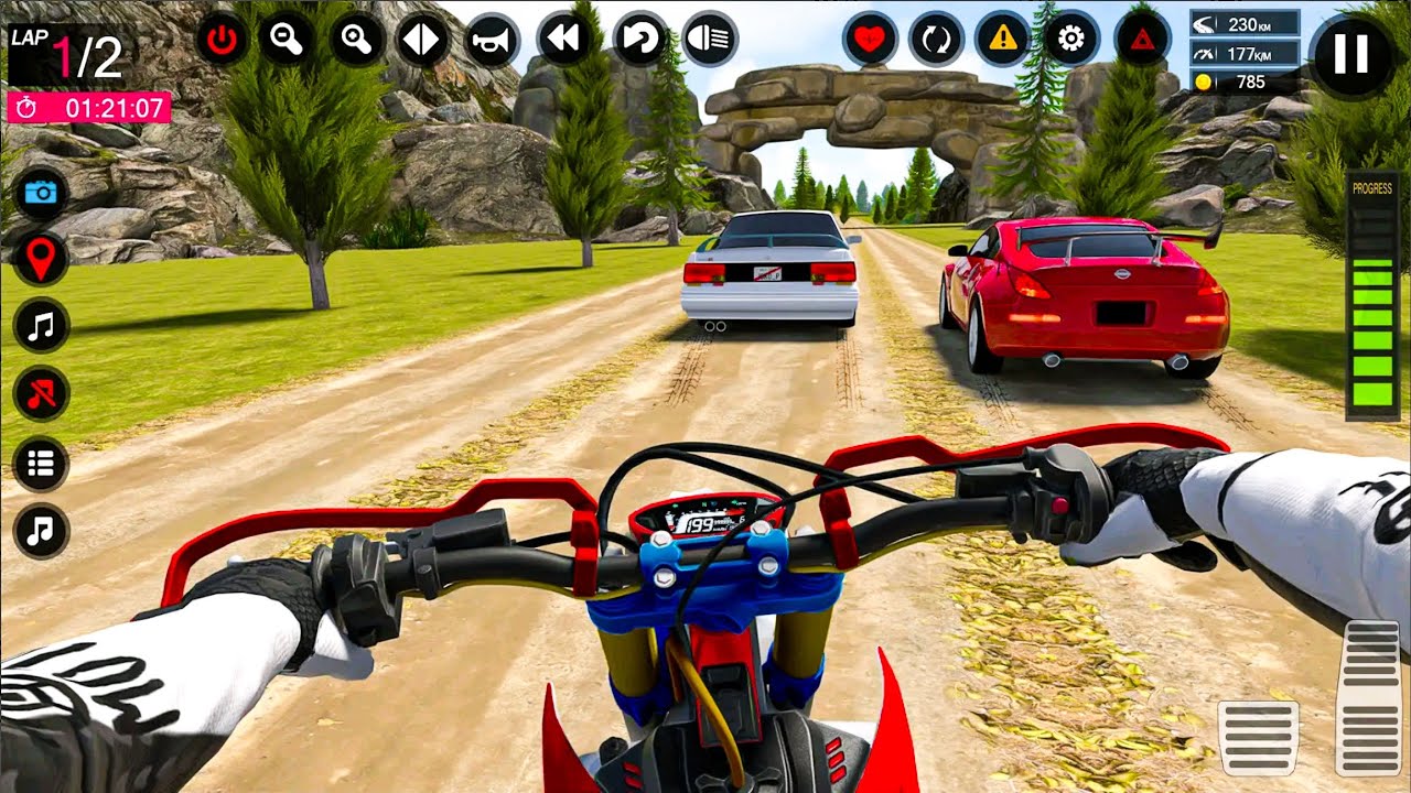 Motocross Rider Dirt Bike Game - Bike Riding Simulator Gameplay - Android Gameplay 