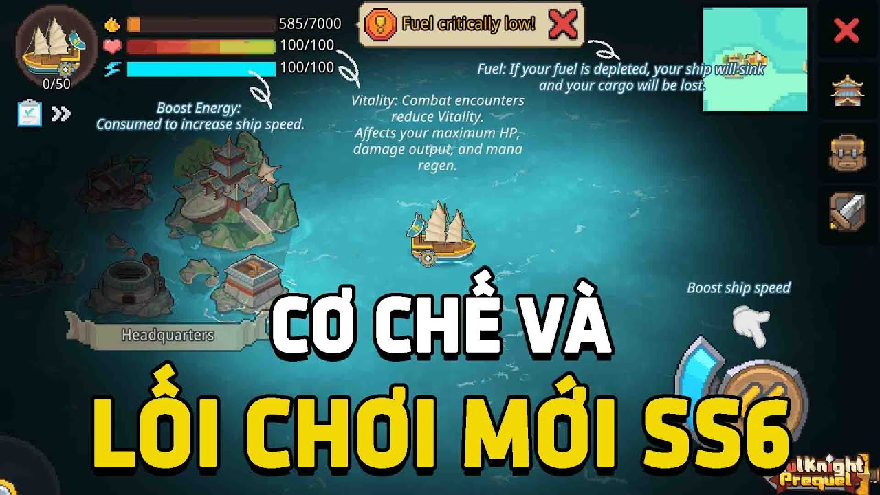 Những Điều Bạn Cần Biết Về Cơ Chế ĐẠI HẢI TRÌNH Trong Soul Knight Prequel SS6 !