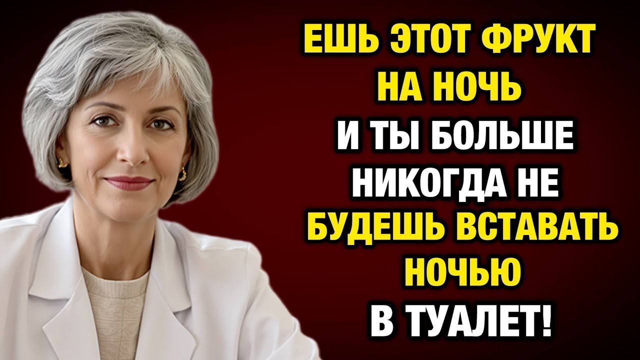 Хватит бегать в туалет по ночам! 3 продукта для спокойного сна и крепкого здоровья