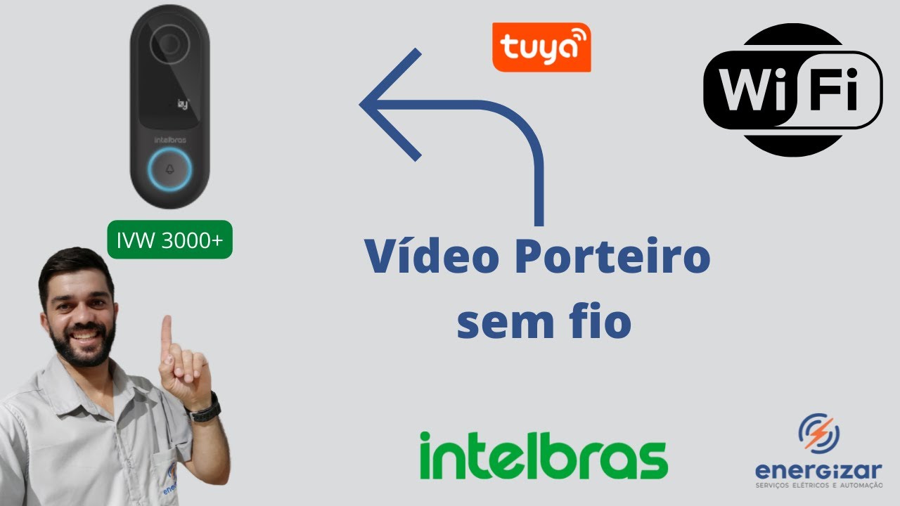 Como Instalar e Configurar Vídeo Porteiro Sem Fio Wi-Fi IVW3000+ Linha Isy Intelbras