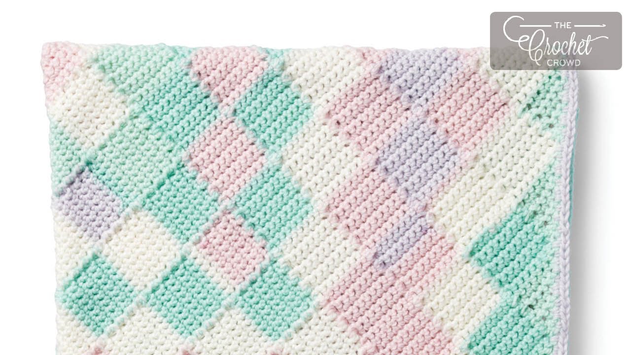 Tunisian Entrelac Crochet for Beginners | The Crochet Crowd