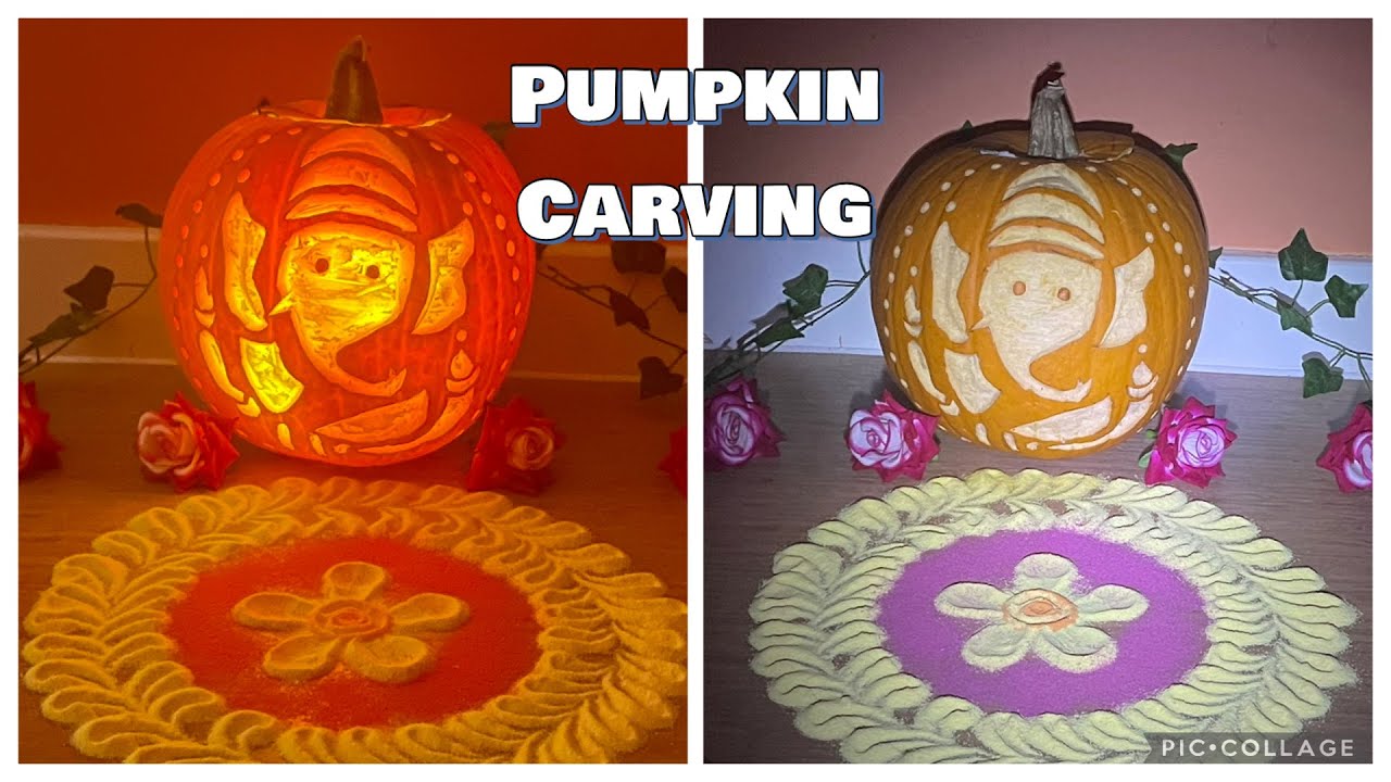 Easy Pumpkin Carving Idea | Ganesha Pumpkin Carving Idea | Pumpkin Carving for Diwali 