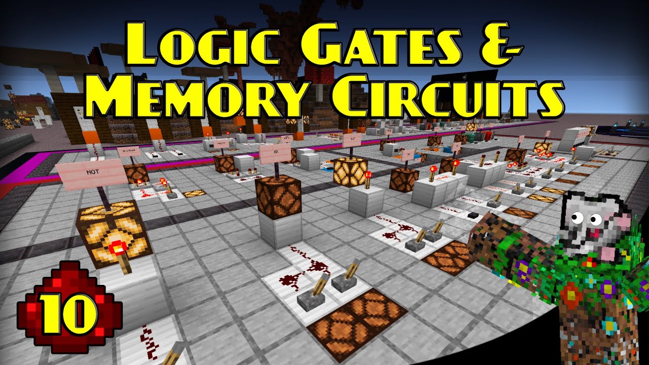 Logic Gates & Memory Circuits Explained | Let's Learn Redstone 10 | Minecraft Redstone Tutorial