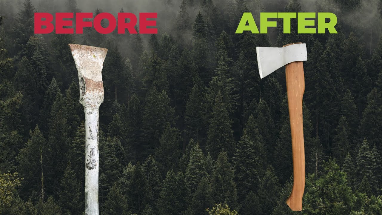 ТОПОР ИЗ ХЛАМА СВОИМИ РУКАМИ | DIY AXE RESTORATION