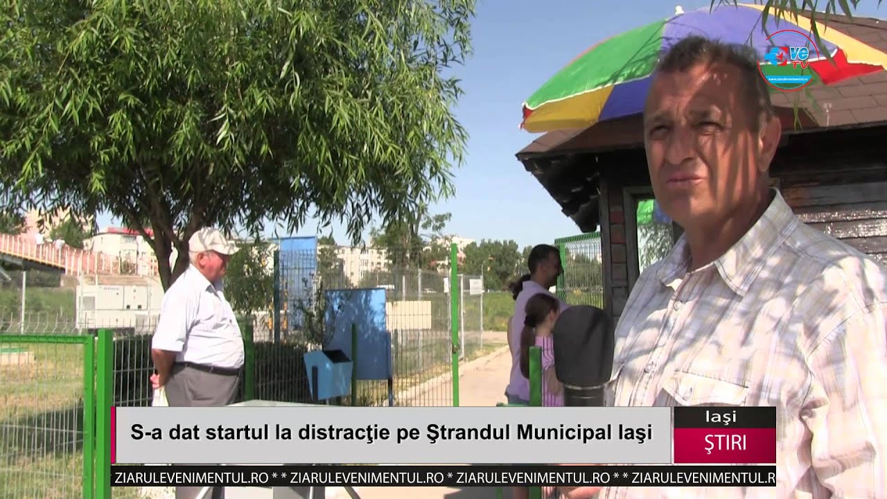 S-a deschis Ştrandul Municipal Iaşi, 23 mai 2015