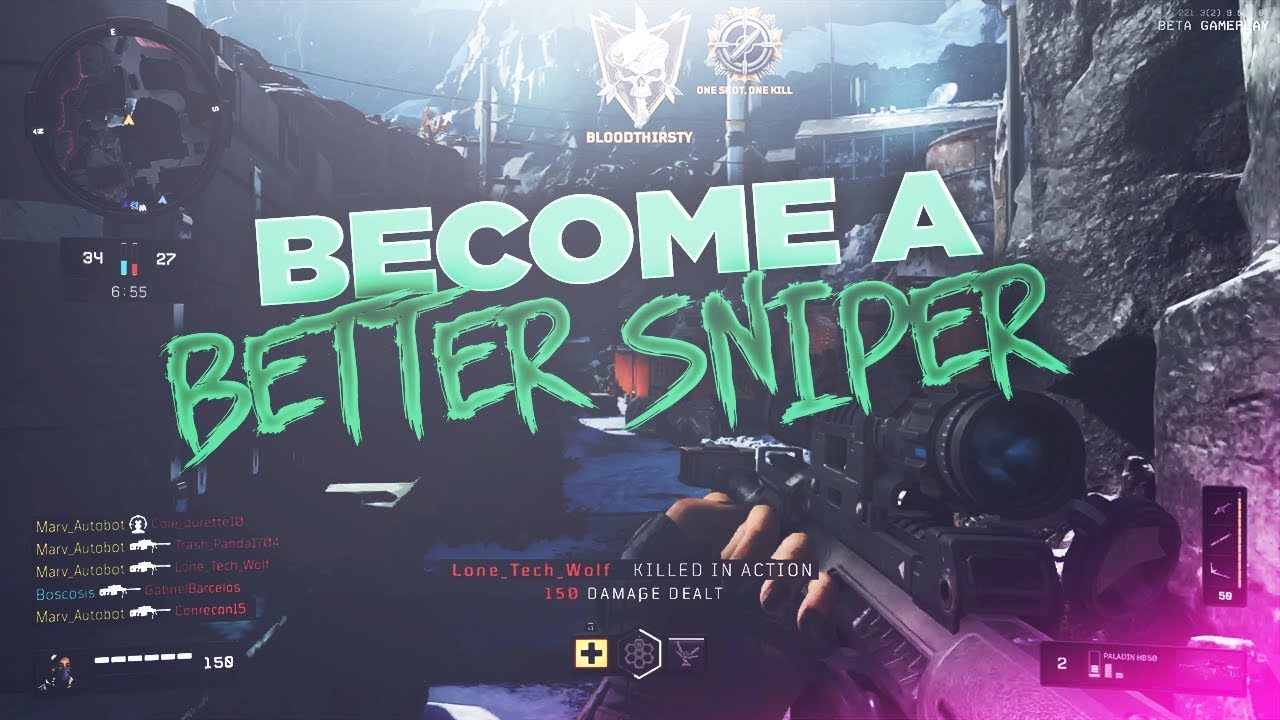 BLACK OPS 4 SNIPING TIPS (BO4 BETA GAMEPLAY) | @AutobotYT