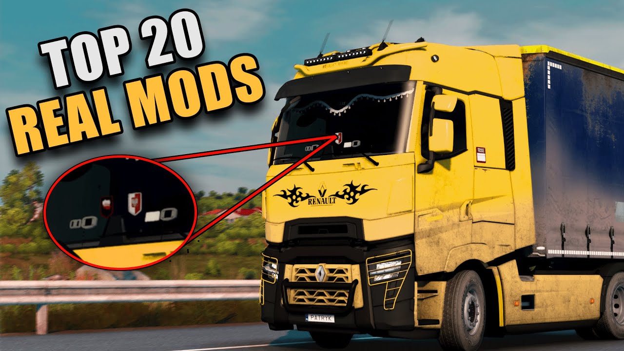 MUSISZ MIEĆ TE MODY, aby TW&Oacute;J ETS 2 był REALNY