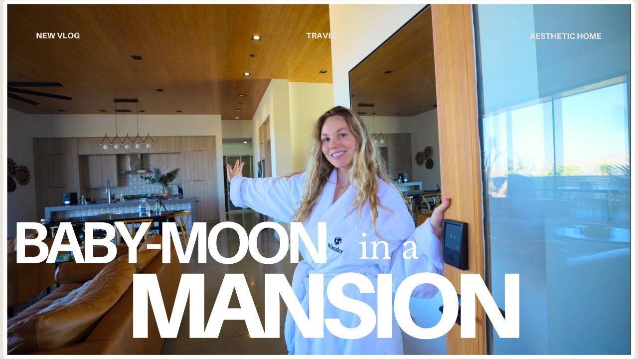 Our Desert Mansion Babymoon in California | Meeting Our Talent Manager 