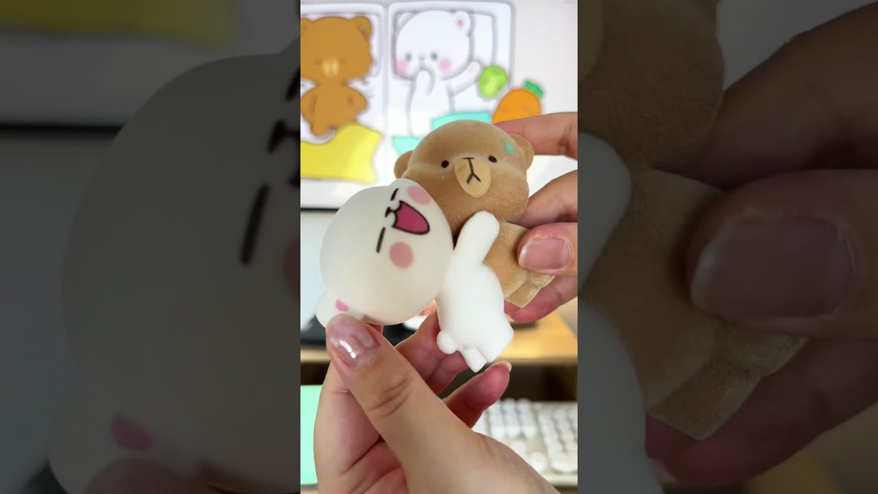 Unboxing Shopville x Milk Mocha Bear Hugging Figurine