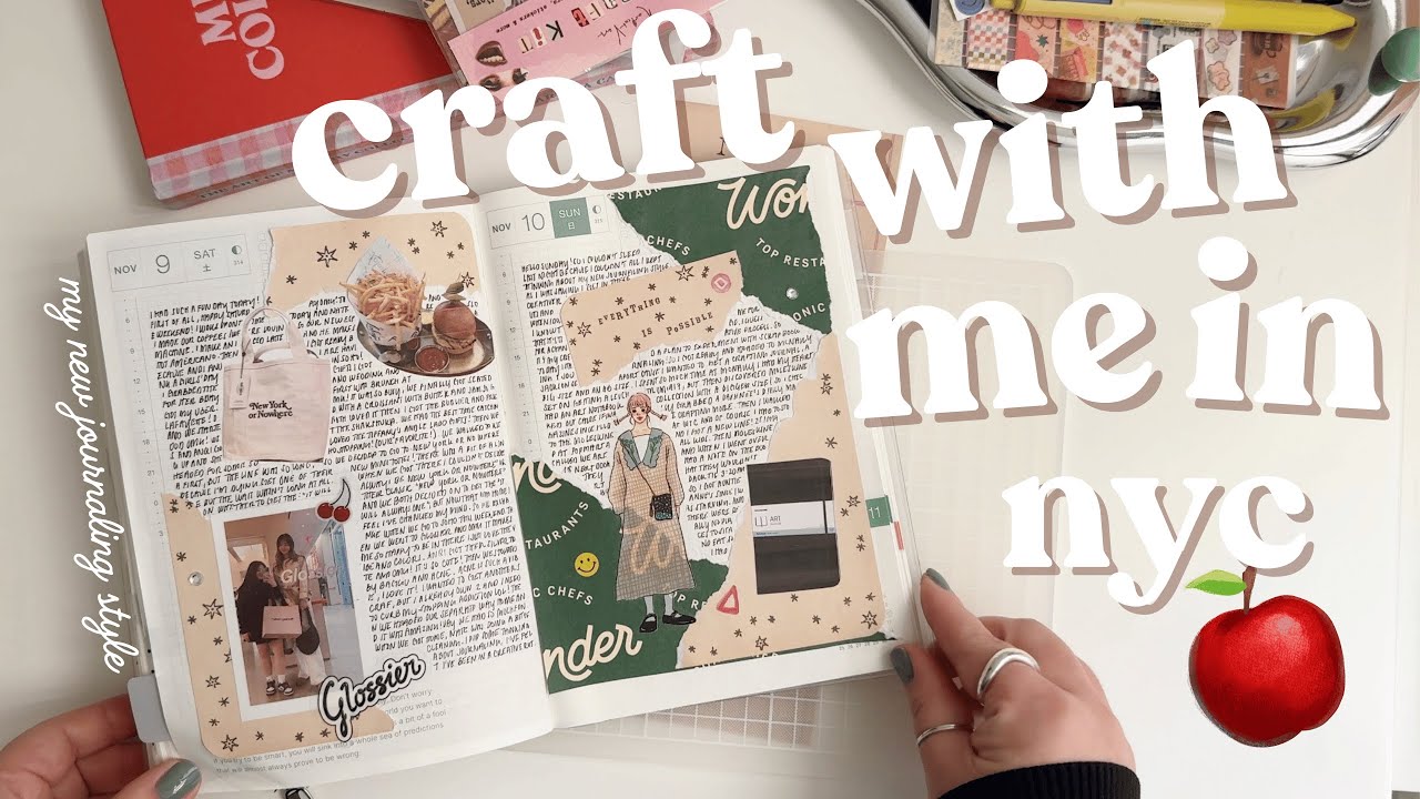 Crafting in NYC | solving my creative rut and finding my new journaling style, and a haul