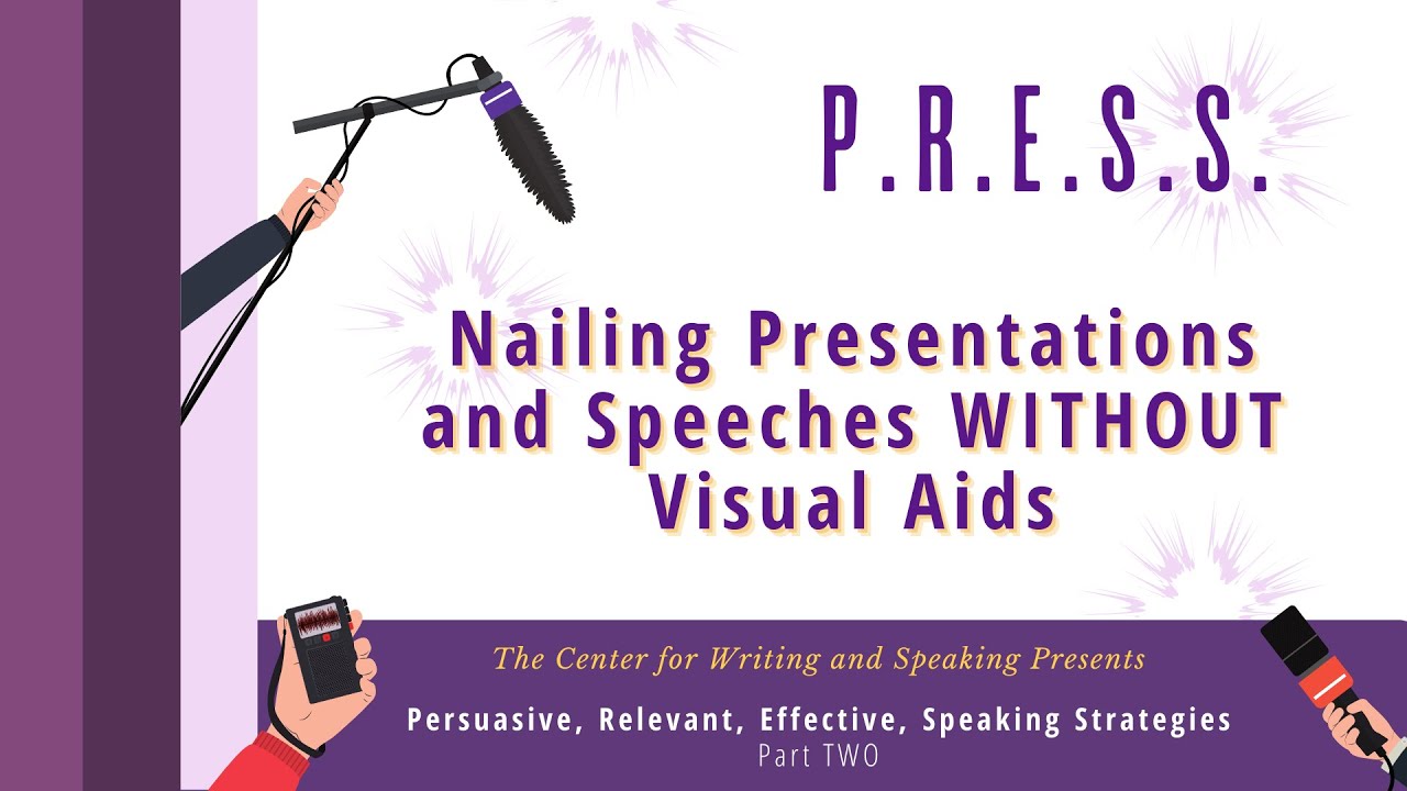 PRESS Public Speaking Workshop Series Part TWO!
