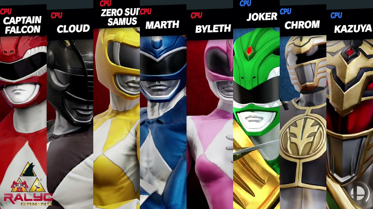 Smash Mods Ultimate:  Power Rangers Team Battle