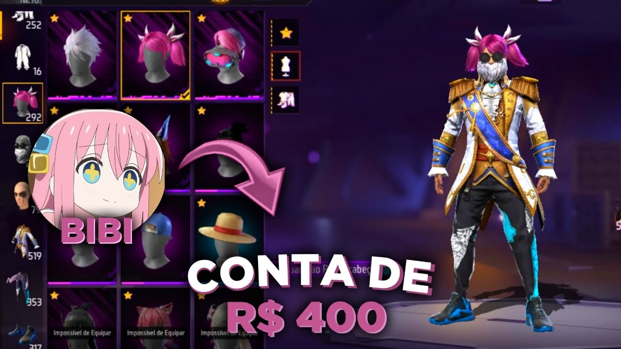 COMPREI A CONTA MAIS RARA DO FREE FIRE PRA MINHA DUO (SERÁ QUE VALEU APENA?)