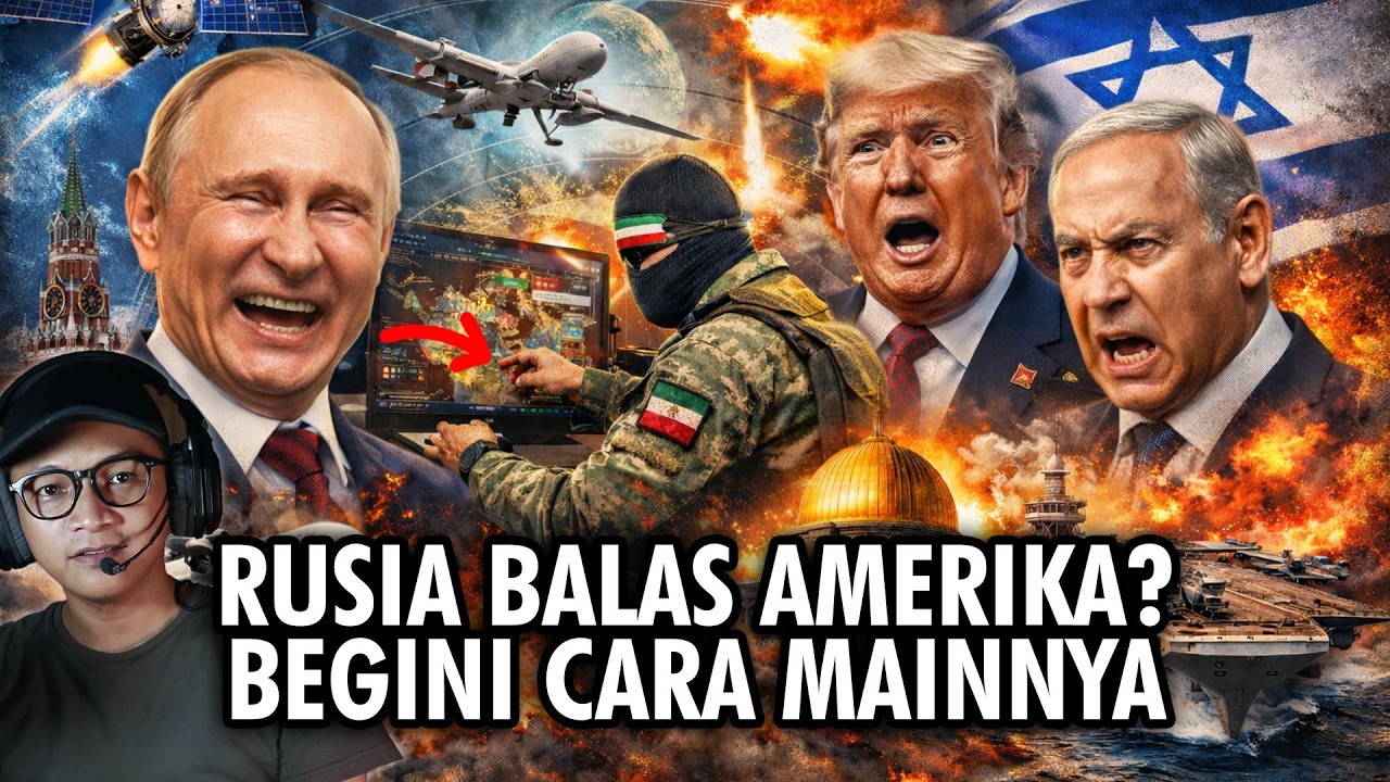 RUSIA BALAS AMERIKA LEWAT IRAN? RAHASIA DI BALIK SERANGAN KE ISRAEL