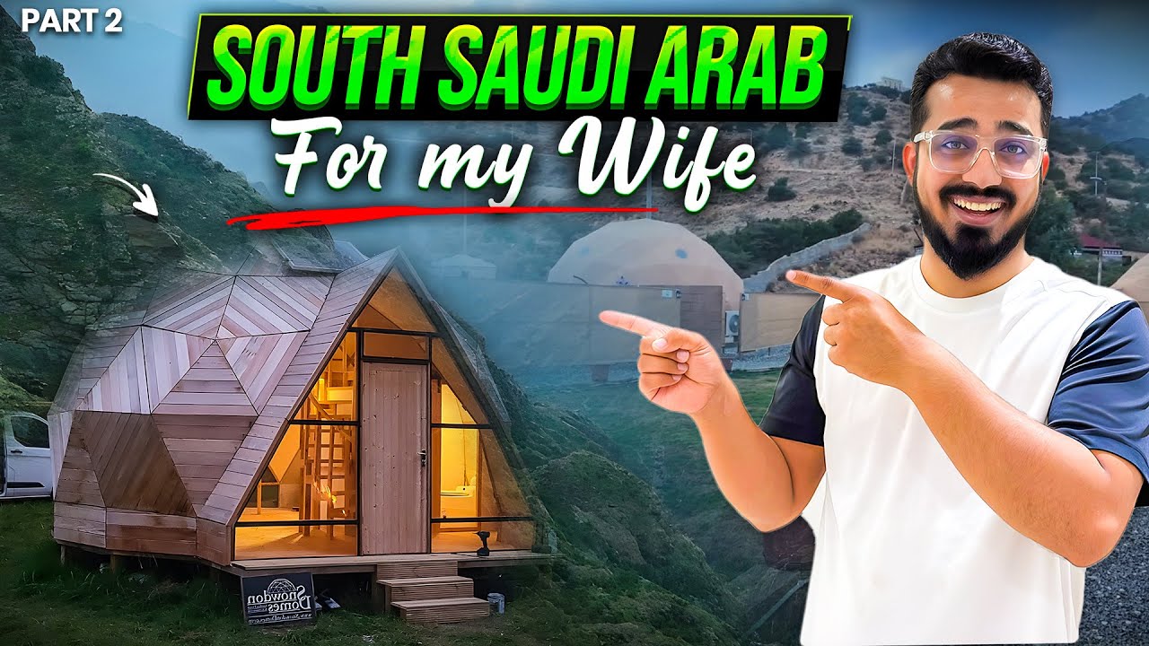 Surprised My Wife with a Secret Dome Stay in AlBaha 🌌 Exploring Saudi Nature 