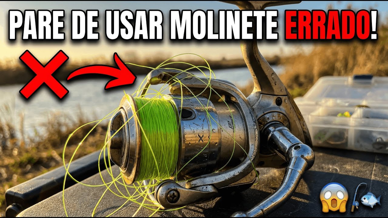 Você Usa o Molinete ERRADO e Nem Sabe (Pare de Perder Peixe)