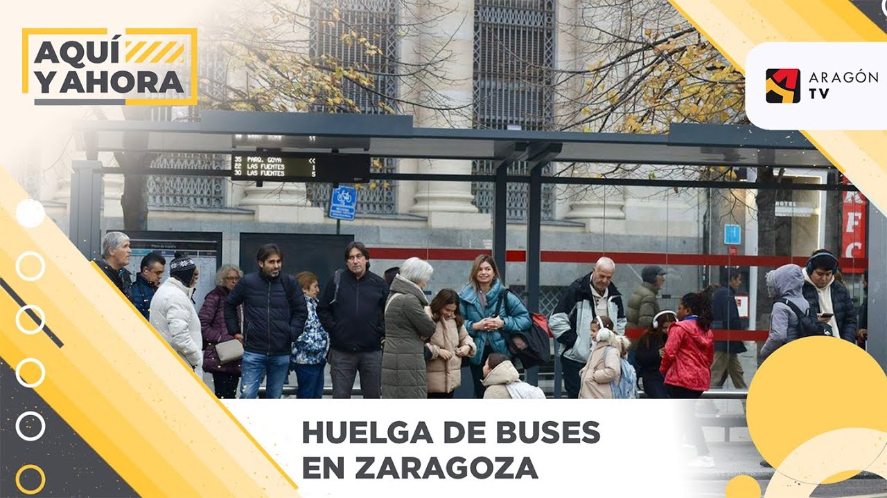Huelga de bus urbano en Zaragoza