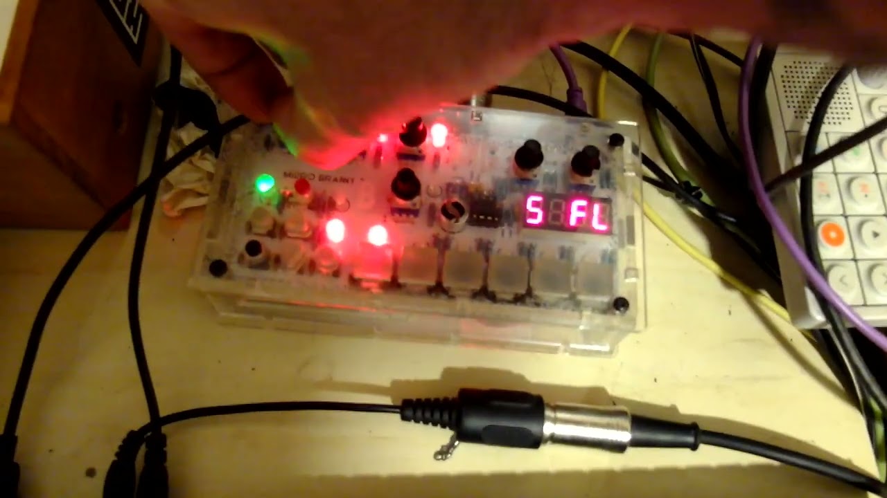 GRANULAR MADNESS! Korg SQ64 Sequencing BASTL MicroGranny with EP-40 RIDDIM FXs