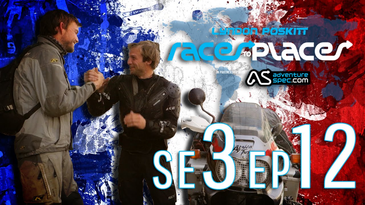 Adventure Motorcycling Documentary - Races To Places SE3 EP12 - Ft. Lyndon Poskitt