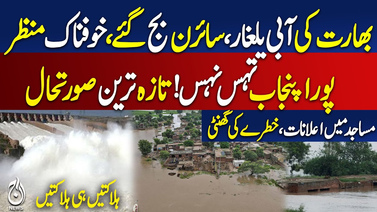 850 Martyred | Flash Flood in Punjab Live Update |Flood in Punjab's Rivers | Major Cities in Danger
