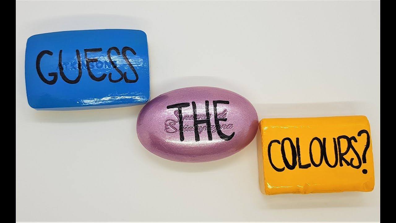 GUESS THE COLOURS - ASMR Soap/Sapone