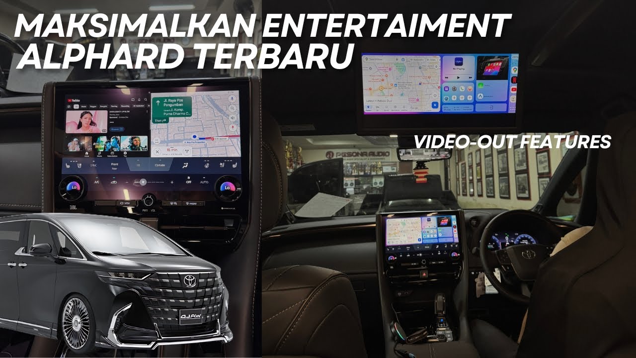 ALPHARD 2025 HEAD UNIT NYA BISA JADI ANDROID /MAKSIMALKAN ENTERTAIMENT ALPHARD TERBARU