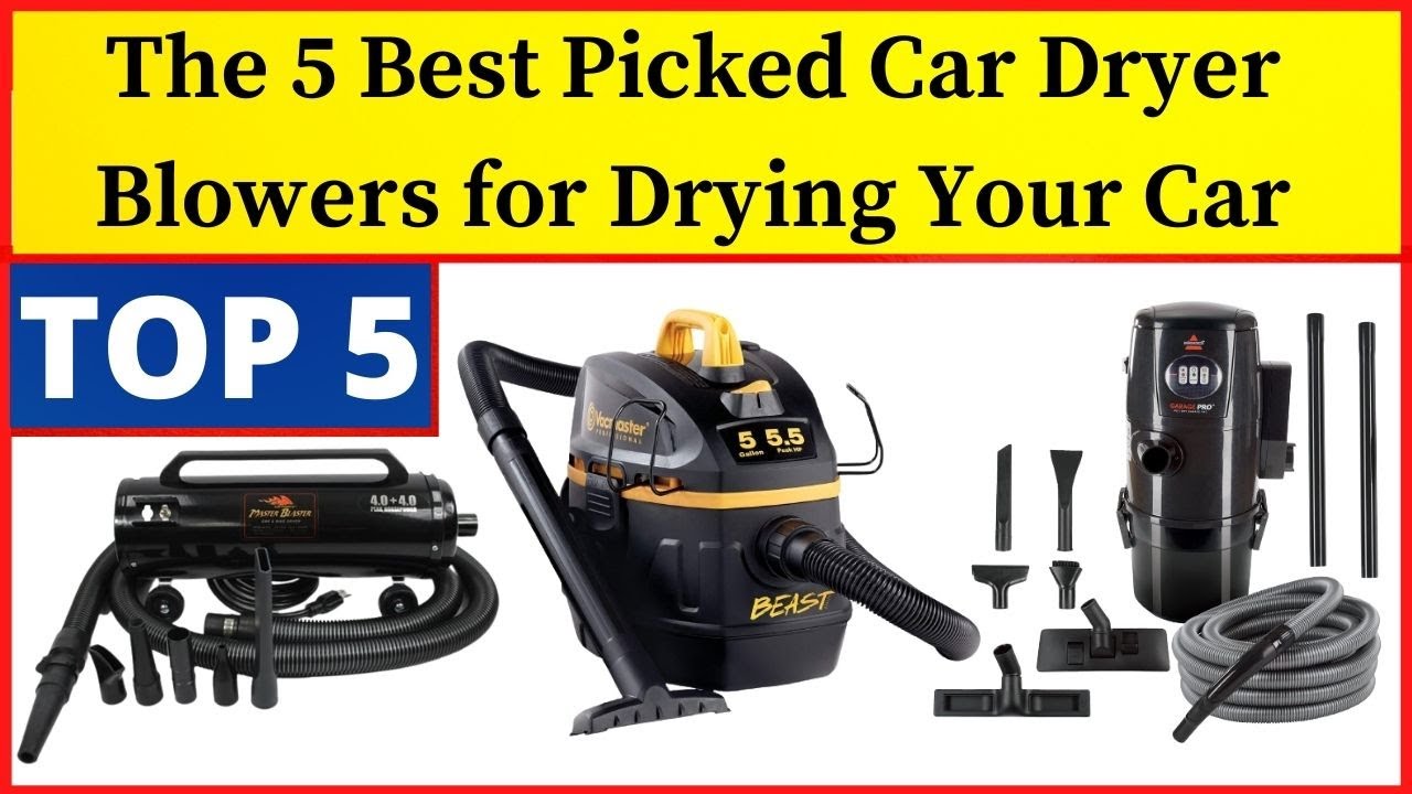 The 5 best Picked car dryer blowers for drying your car