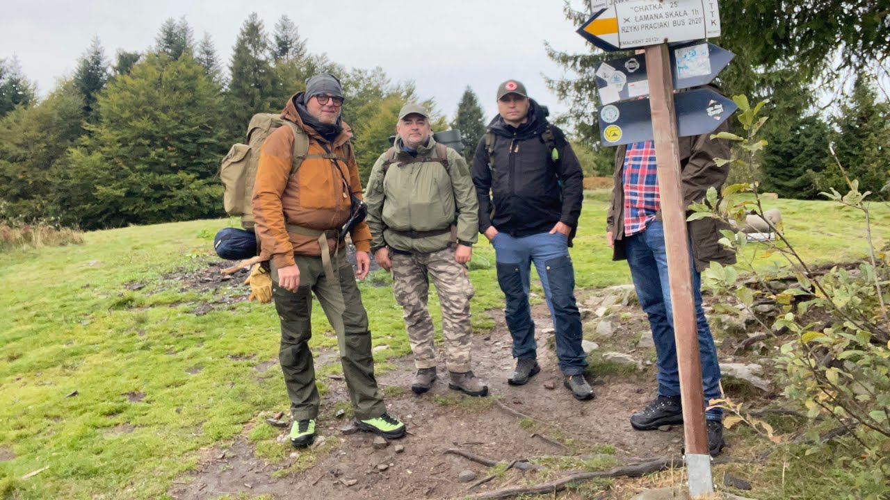 Ucieczka przed kampanią wyborczą :) Test 4 niezależnych zestawów ucieczkowych przez 4 użytkowników.