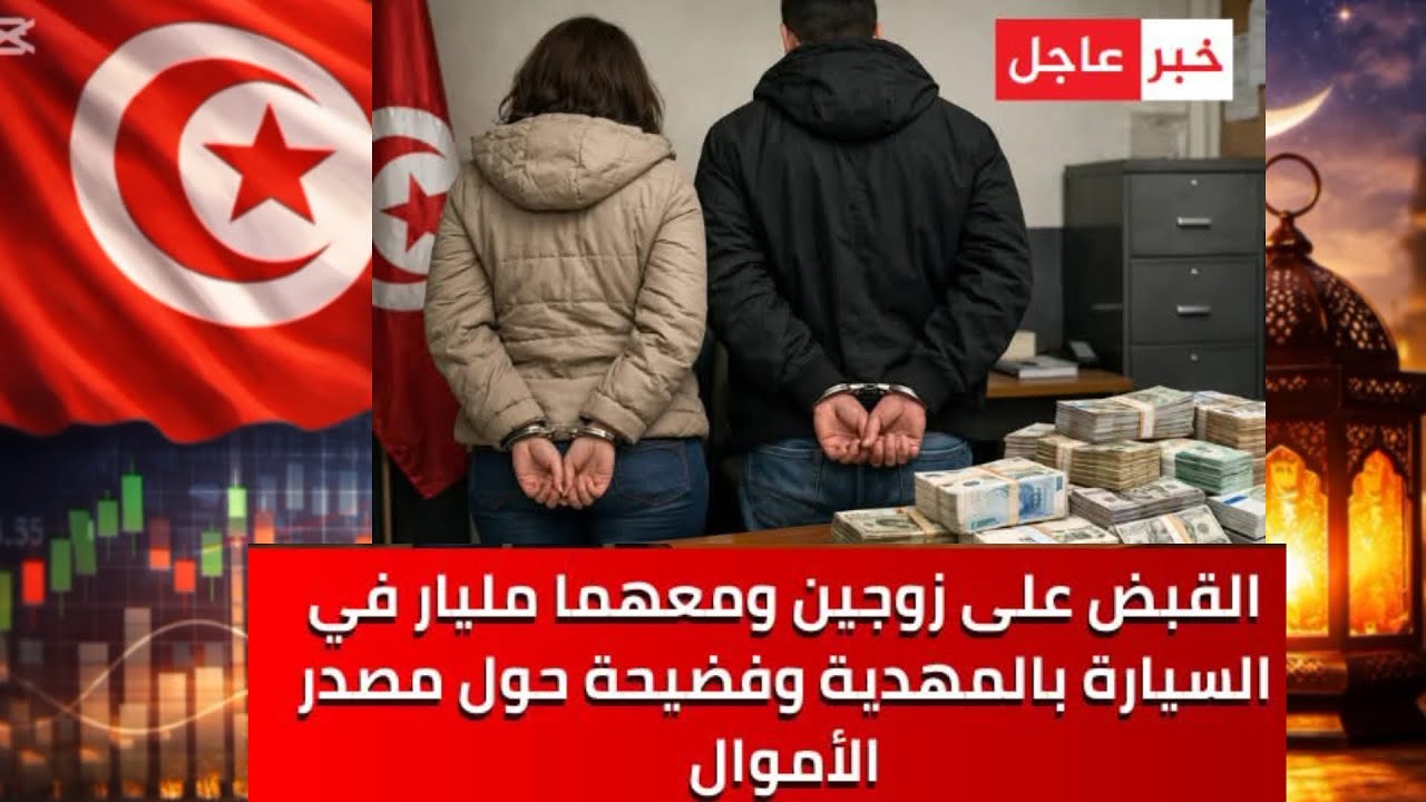 🚨القبض على زوجين ومعهما مليار في السيارة بالمهدية وفضيحة حول مصدر الاموال😡🤔🫣