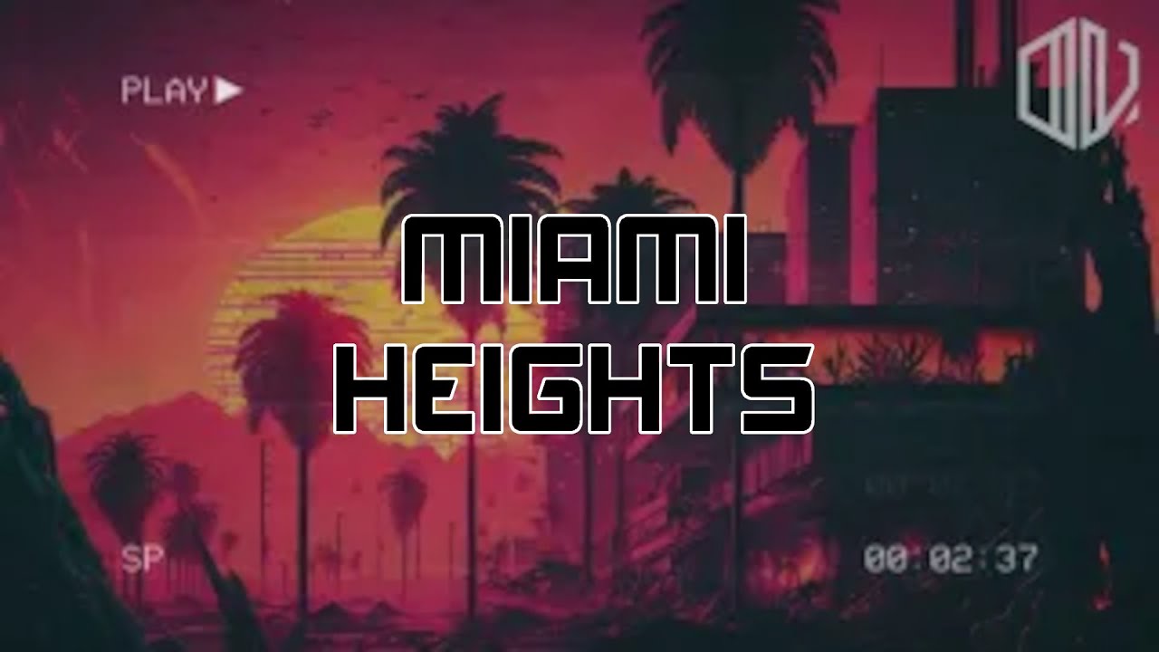 80s Synthwave / Retrowave / Chillwave / Gaming Playlist - Miami Heights // Royalty Free Music
