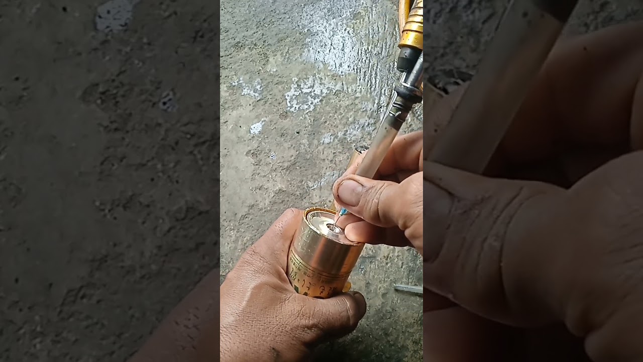 pengisian angin shock tabung yoko