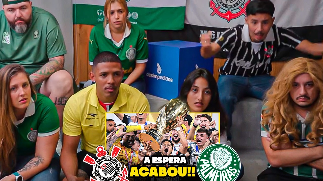 A FILA ACABOU! Corinthians é campeão em cima do Palmeiras - REACT da final do Paulistão