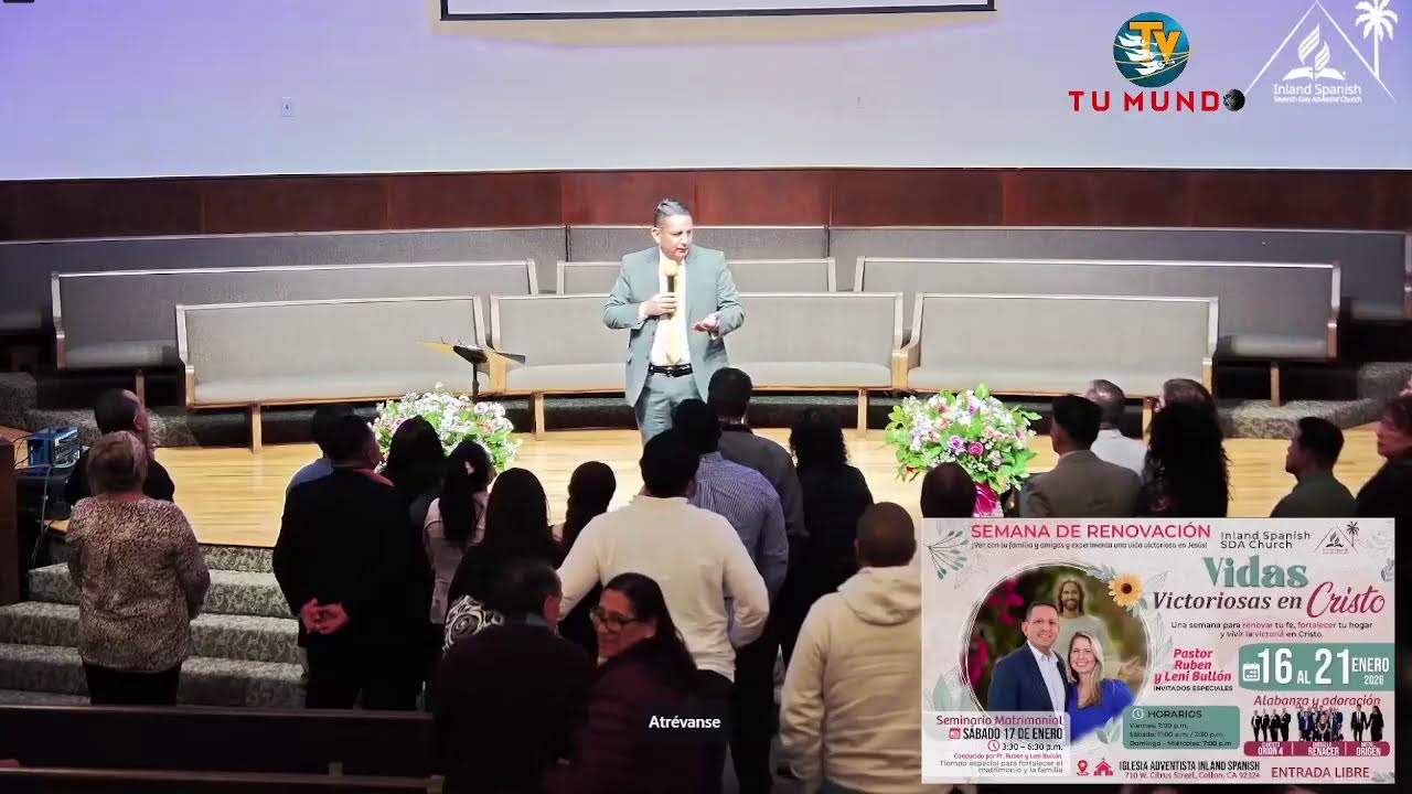 Pastor Ruben Bullon desde Inland Spanish SDA Church